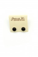 Colorful Glass Dot Studs